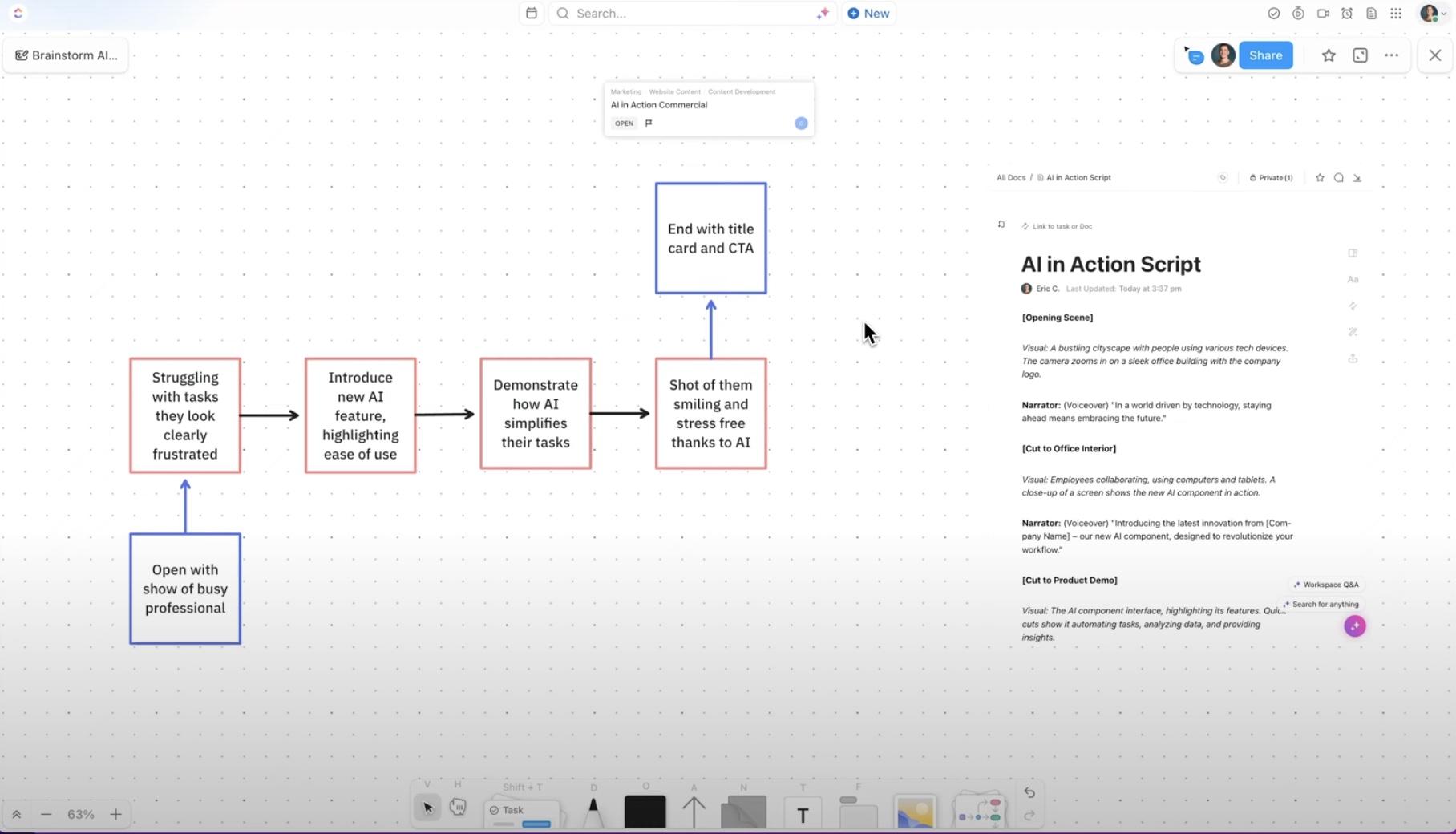 ClickUp Whiteboard